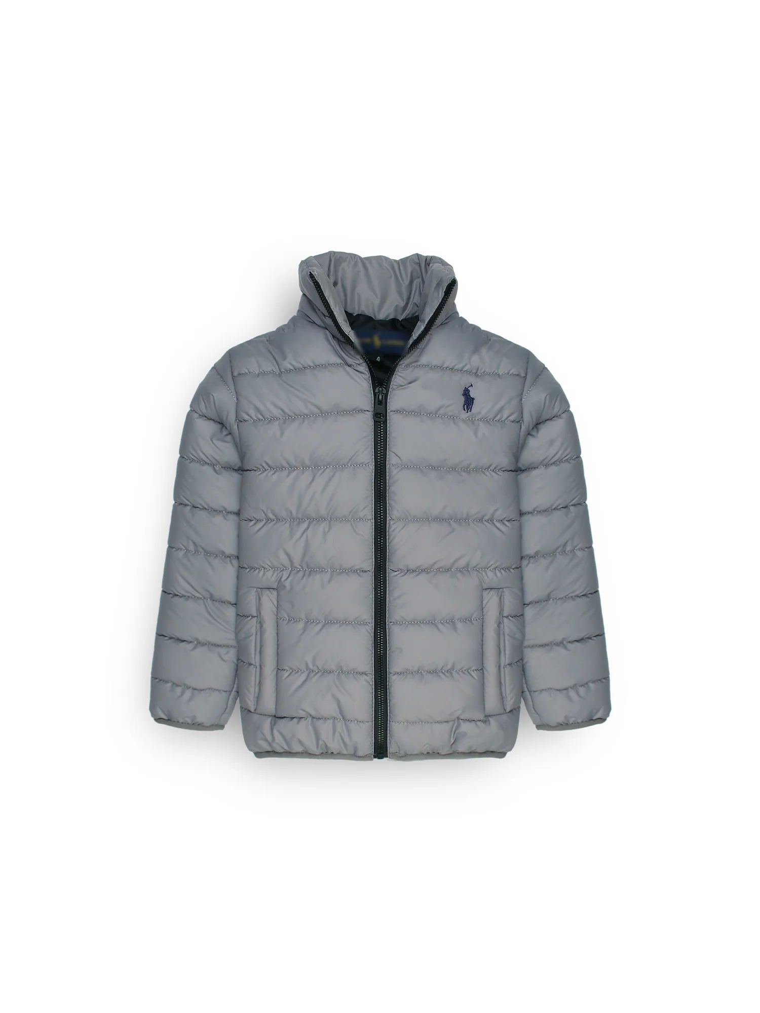 RL Full Sleeves Premium Puffer Jacket (Grey)