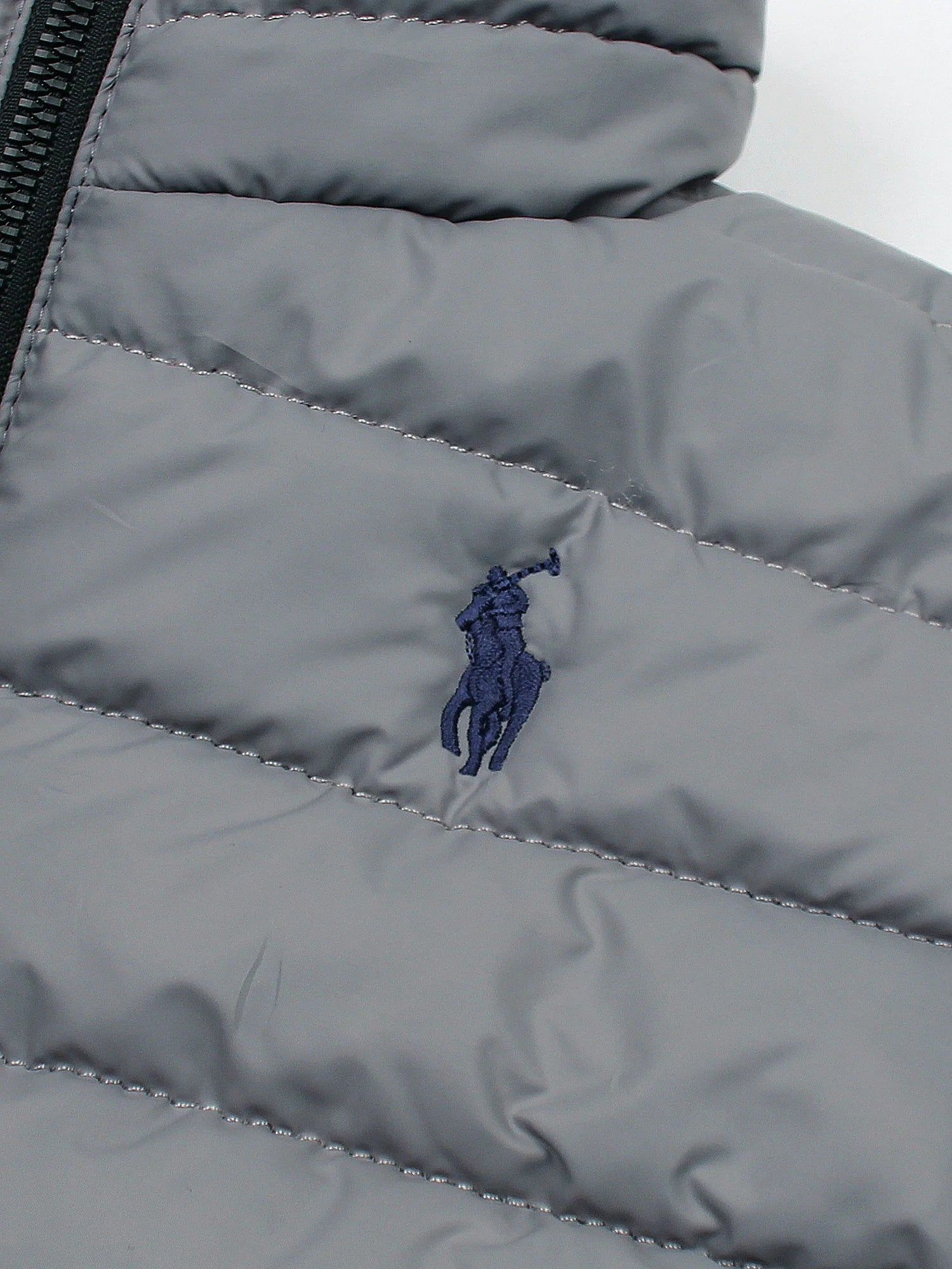 RL Full Sleeves Premium Puffer Jacket (Grey)