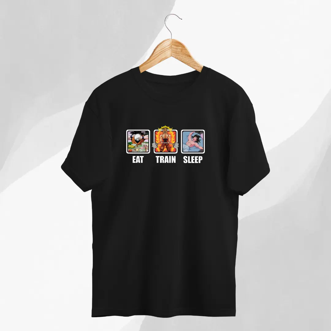 Eat Anime Sleep Graphic Tee