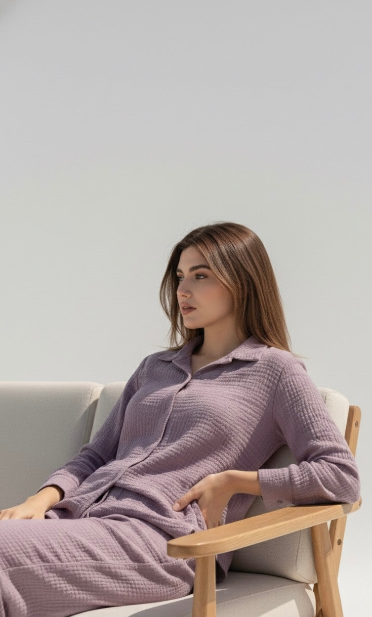 Lilac Crinkle Co-ord