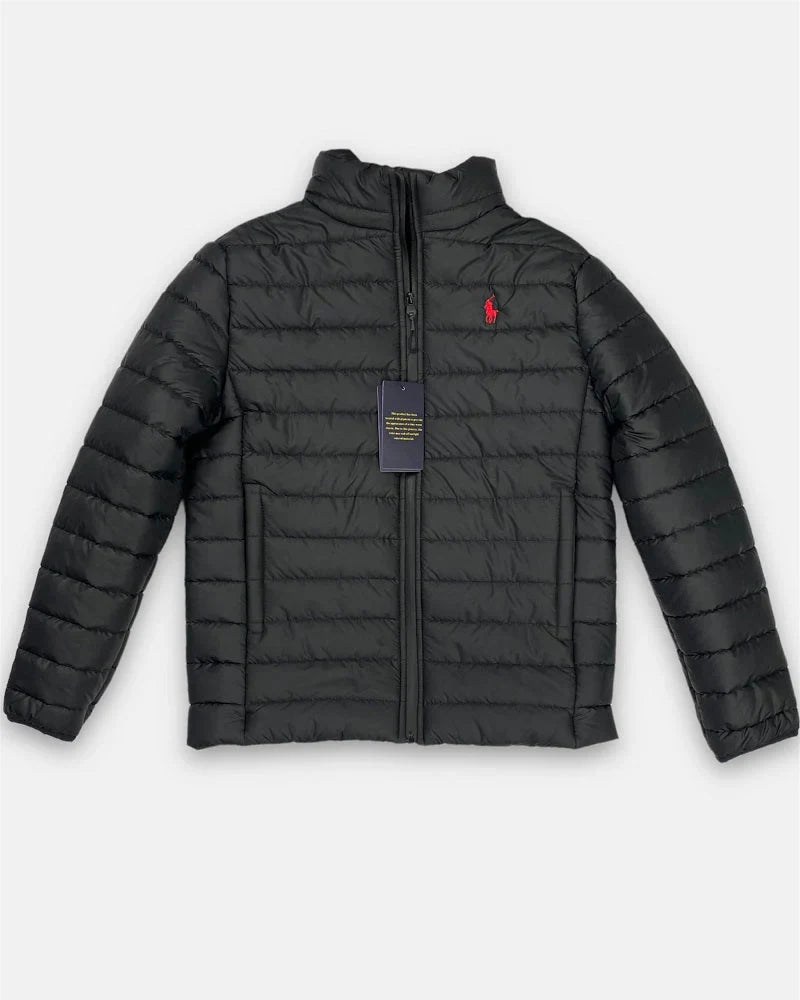 RL Full Sleeves Premium Puffer Jacket (Black)