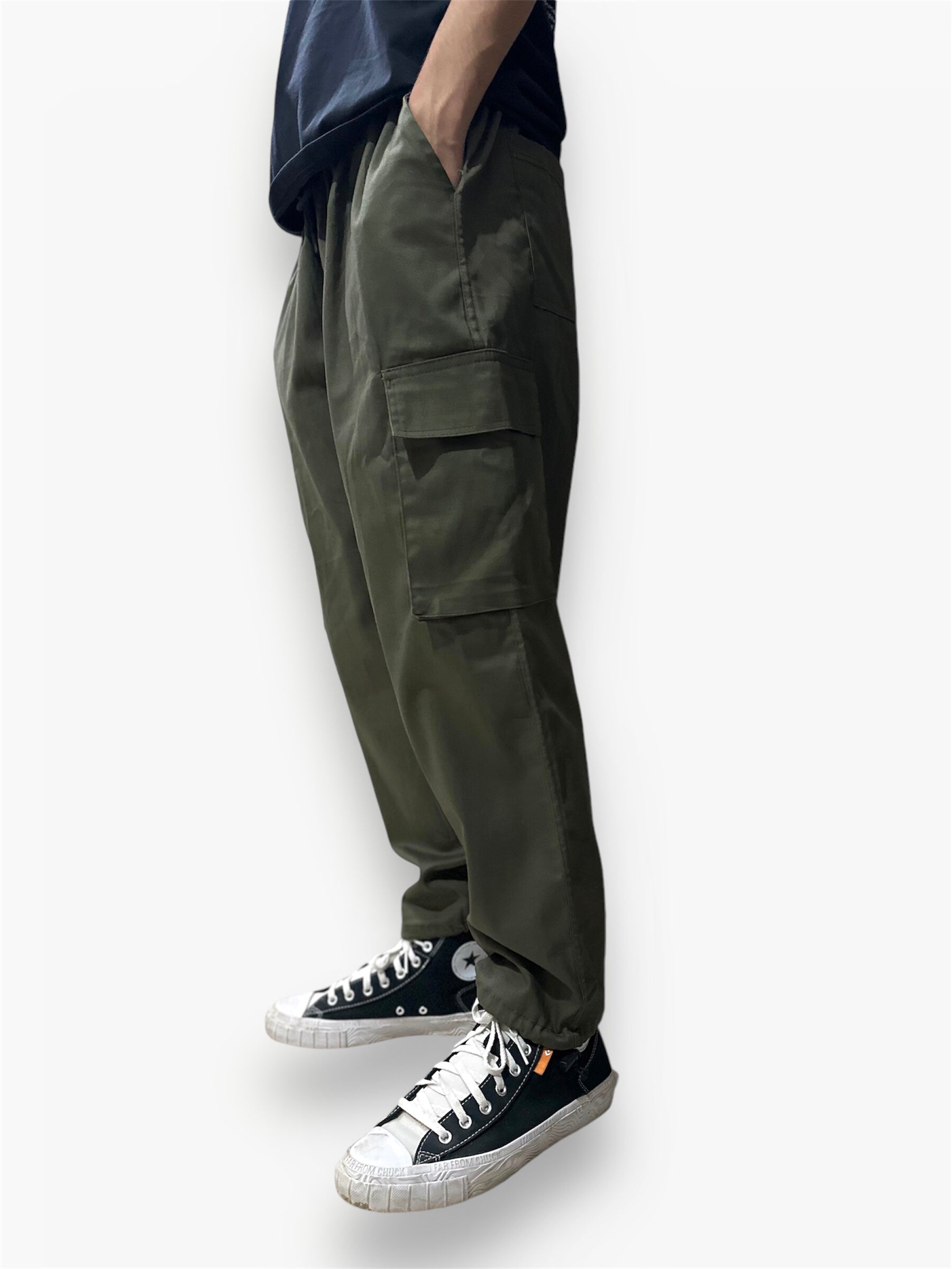 Olive Green Cargo Pants