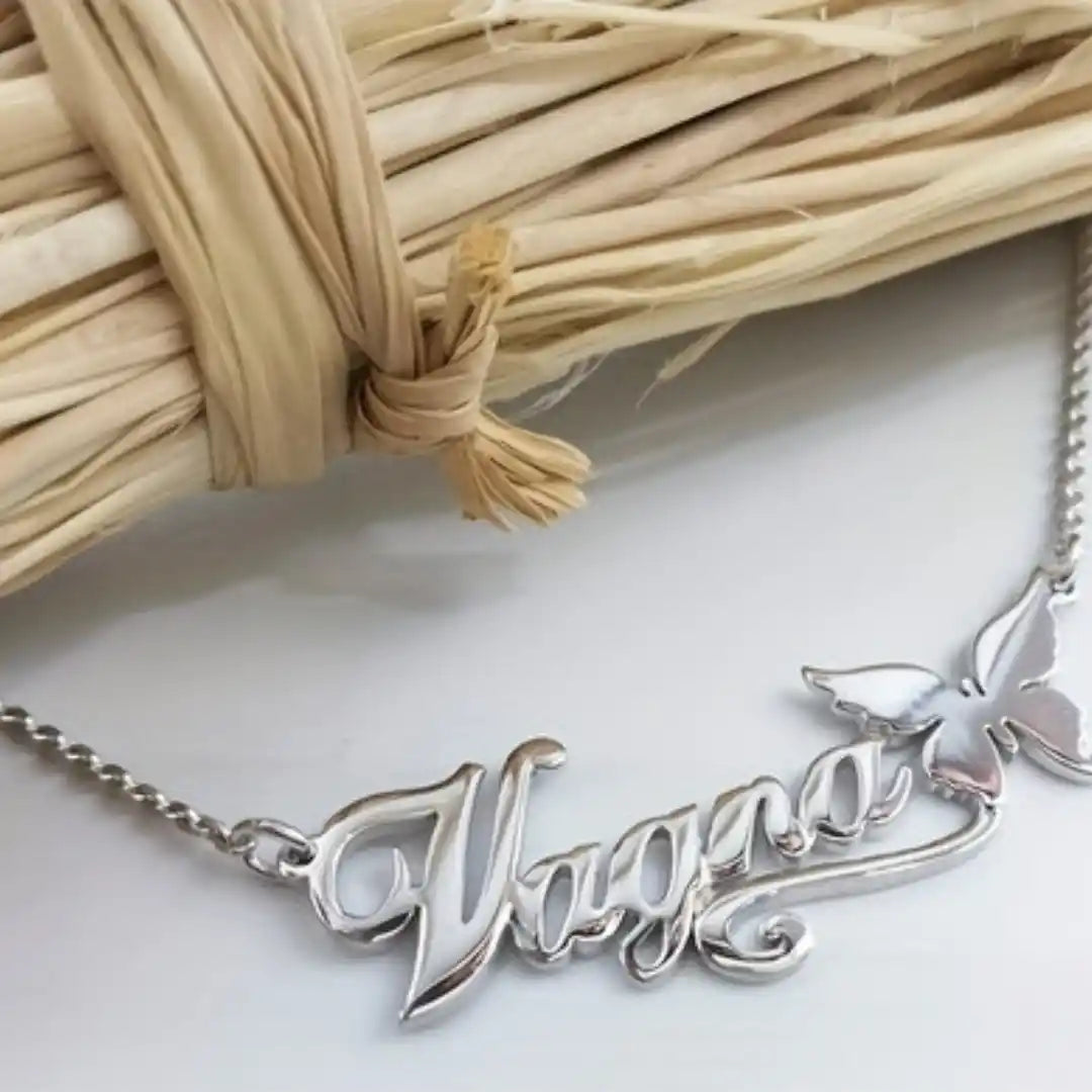 Butterfly Name Necklace