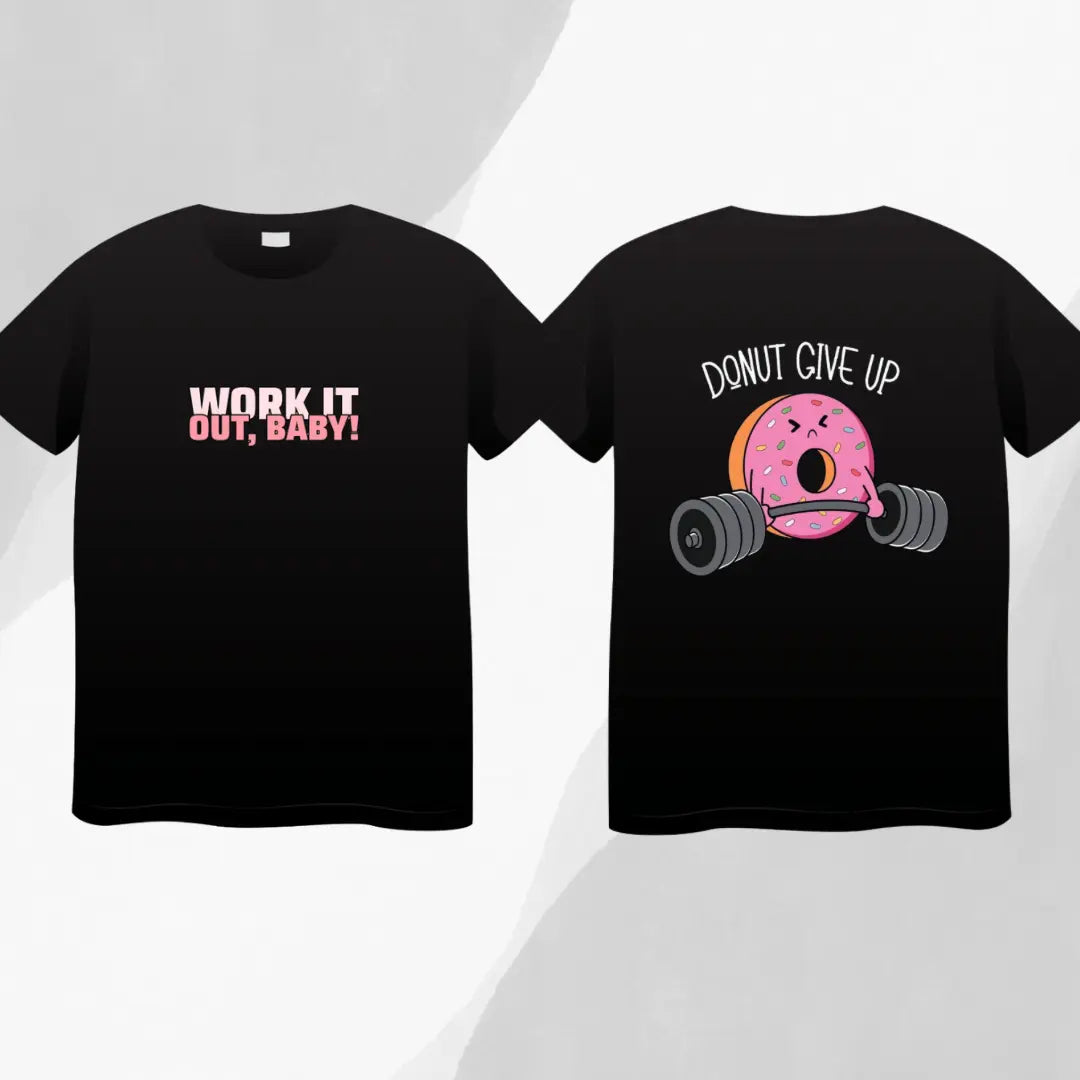 DONUT GIVE UP Graphic Tee
