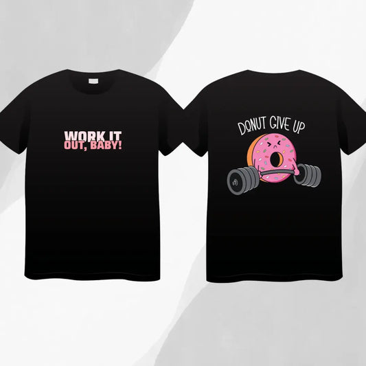 DONUT GIVE UP Graphic Tee