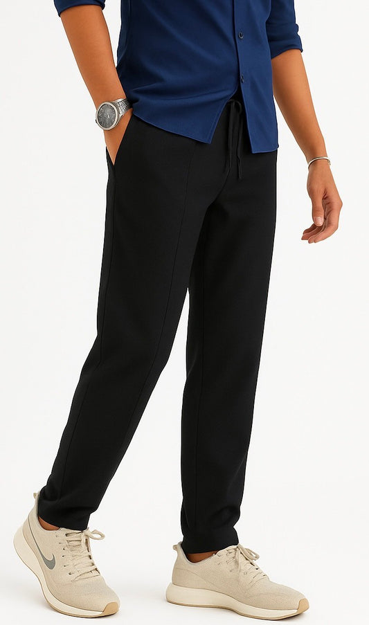 Black Pleated Trouser