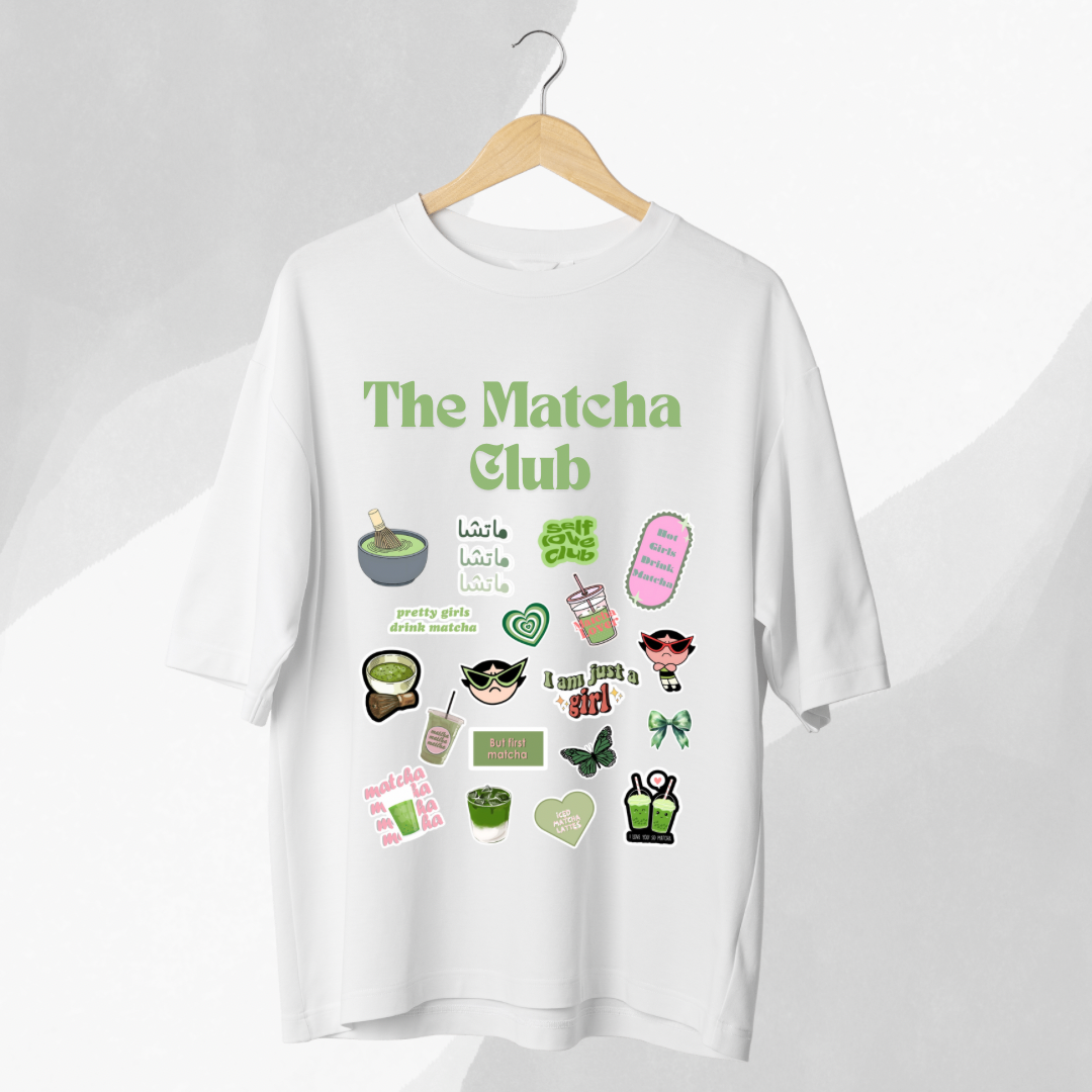 The Matcha Club Oversize T-Shirt