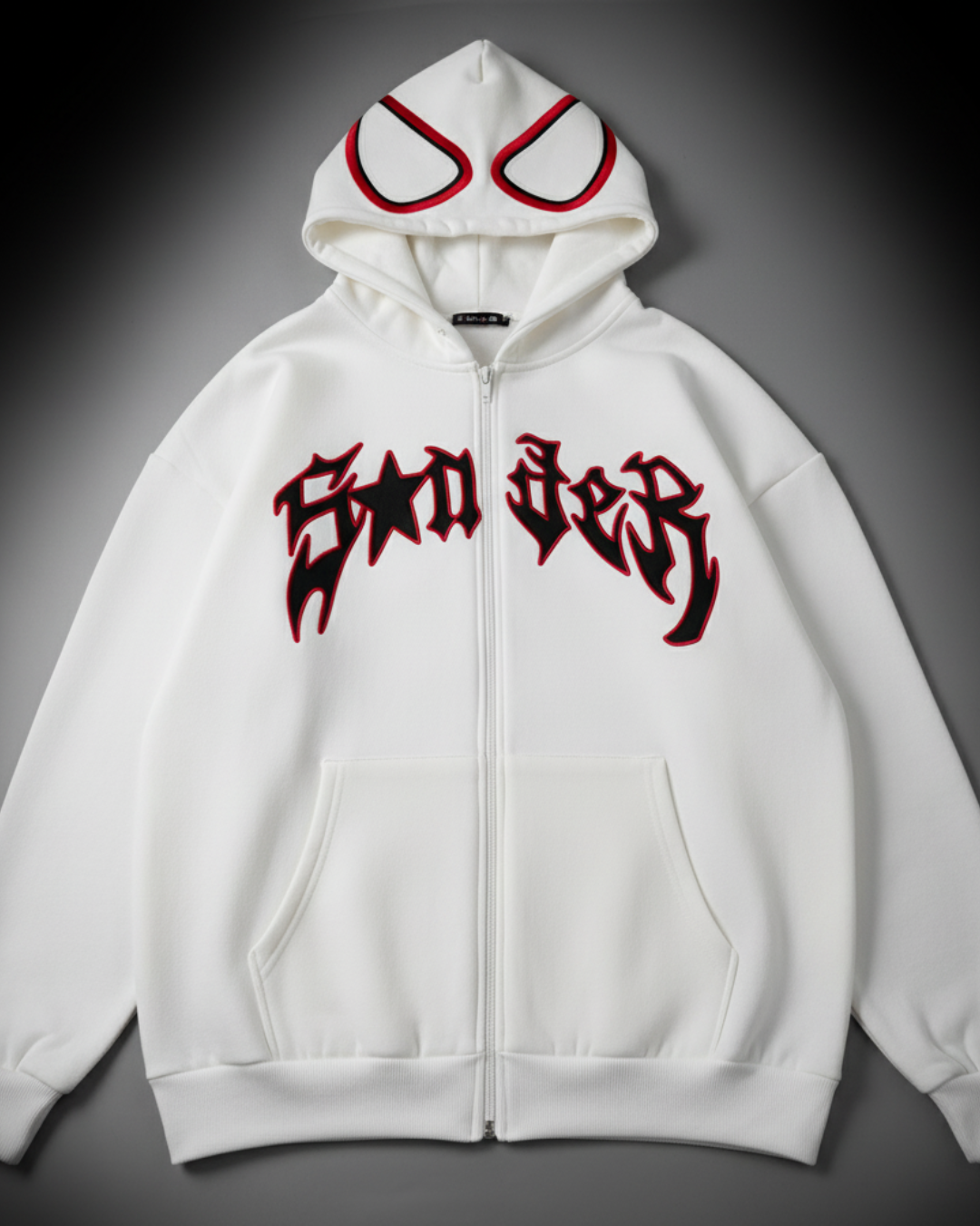 Y2K Spider Zip Up Hoodie