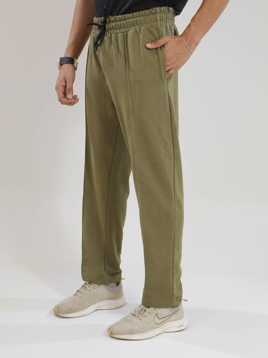 Army Green Pleated Trouser