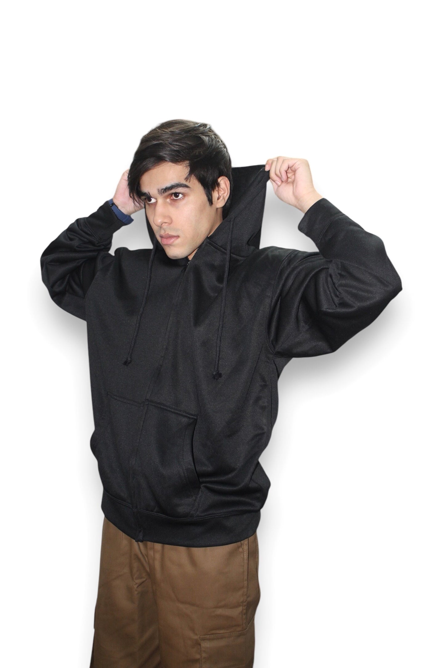 Polyster Hoodie/Zipper
